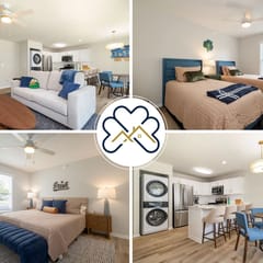 The Irish Retreat | 2BR/2BA Near Notre Dame | Private Balcony