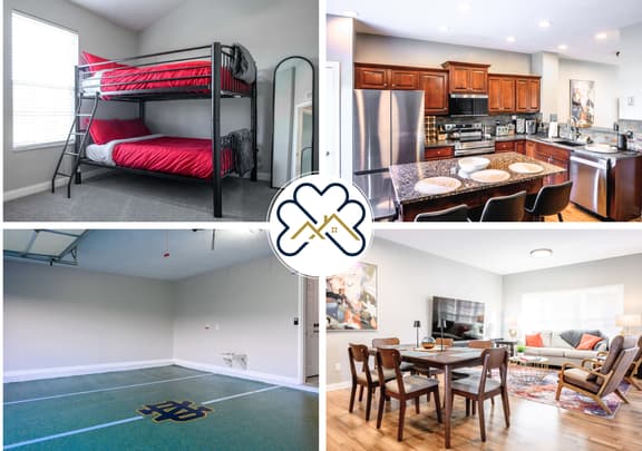 ND Luxury Townhome 8 min to ND Stadium!